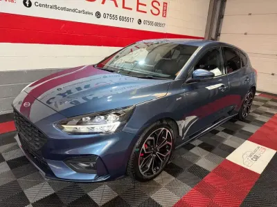 Used Ford Focus ST-Line X 125 HP (91 kW) 2021 Blue Hatchback