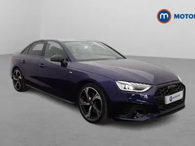 Used Audi A4 Black Edition 150 HP (110 kW) 2023 Blue Sedan