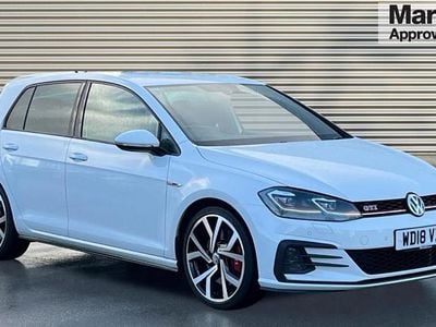 White Used 2018 VW Golf VII GTI Hatchback | £17,960 (Fair price)