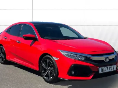Used Honda Civic Prestige 182 HP (133 kW) 2017 Red Hatchback