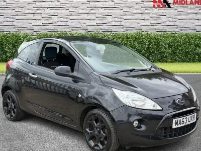 Used Ford Ka Metall 69 HP (50 kW) 2013 Black Hatchback