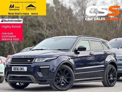 Used Land Rover Range Rover evoque HSE Dynamic 2016 Blue Estate