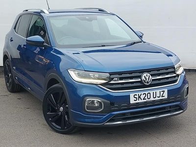Begagnad VW T-Cross R-line 115 HK (84 kW) 2020 Blå SUV