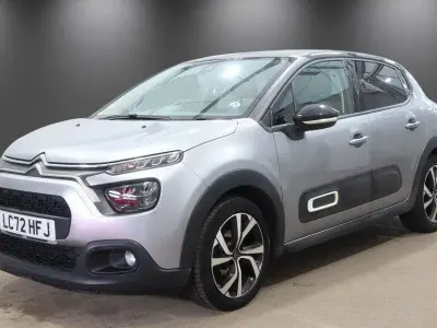 Begagnad Citroën C3 PureTech 110 HK (80 kW) 2022 Grå Halvkombi