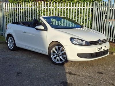 Used VW Golf Cabriolet SE 105 HP (77 kW) 2015 White Cabriolet