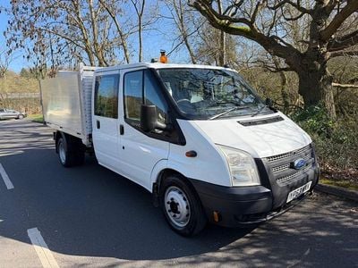 Used Ford Transit 100 HP (73 kW) 2013 White Cabriolet