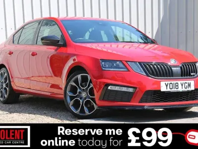 Used Skoda Octavia vRS 180 HP (132 kW) 2018 Red Hatchback