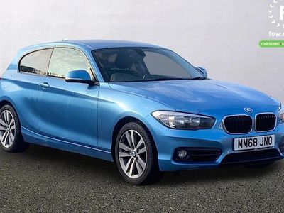 Used BMW 118 Sport Line 136 HP (100 kW) 2018 Blue Hatchback