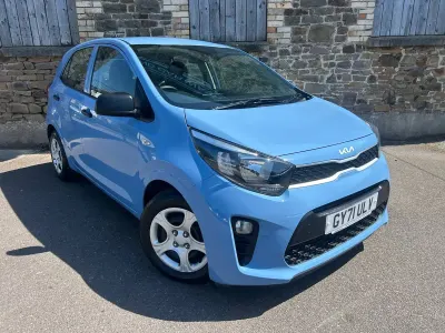 Used Kia Picanto 66 HP (48 kW) 2022 Blue Hatchback