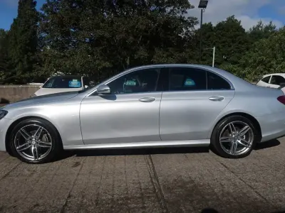 Used Mercedes E220 AMG line 2017 Silver Sedan