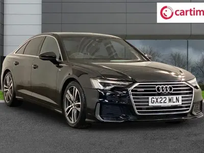 Usado Audi A6 S-Line 265 CV (194 kW) 2022 Negro Berlina