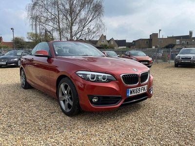 Used BMW 218 Sport Line 2019 Orange Cabriolet