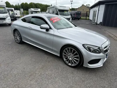 Used Mercedes C250 AMG Line Premium Plus 204 HP (150 kW) 2016 Silver Coupe