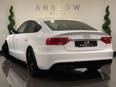 Used Audi A5 Sportback Black Edition 245 HP (180 kW) 2016 White Hatchback