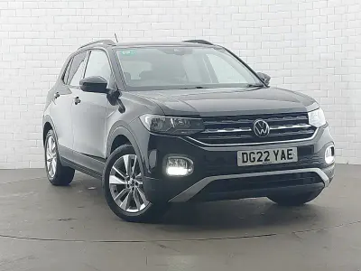 Used VW T-Cross Active 110 HP (80 kW) 2022 Black SUV