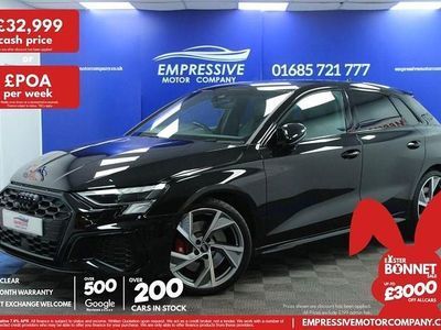 Used Audi S3 Sportback Black Edition 310 HP (228 kW) 2023 Black Hatchback