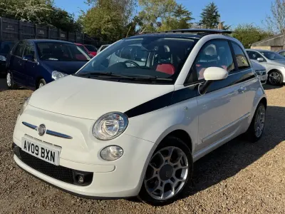 Usado Fiat 500 Sport 100 HP (73 kW) 2009 Branco Cabrios