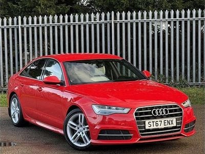 Red Used 2017 Audi A6 S-Line Sedan | £12,895 (Fair price)