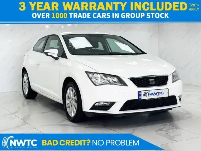 Used Seat Leon Sport 105 HP (77 kW) 2014 White Coupe