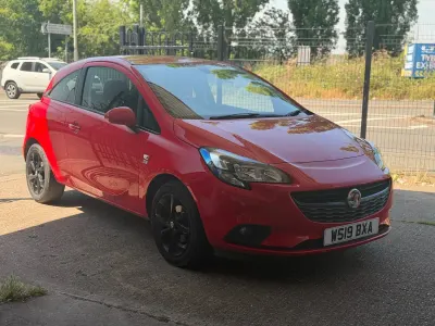 Used Vauxhall Corsa 75 HP (55 kW) 2019 Red Hatchback
