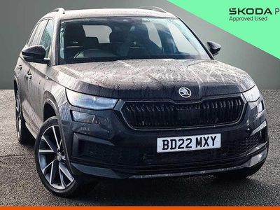 Used Skoda Kodiaq SportLine 196 HP (144 kW) 2022 Black SUV