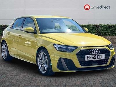 Yellow Used 2020 Audi A1 Sportback S-Line Hatchback | £16,350 (Fair price)
