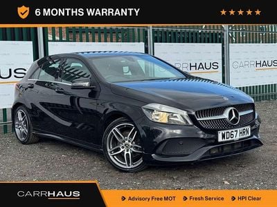 Used Mercedes A180 AMG line 2018 Black Hatchback