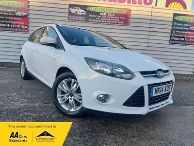 White Used 2014 Ford Focus Titanium Hatchback | £6,490 (Fair price)