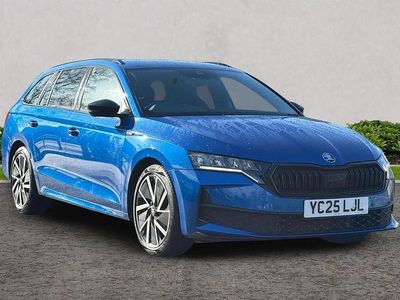 Used Skoda Octavia SportLine 147 HP (108 kW) 2025 Race blue metallic Estate
