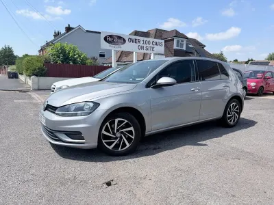 Used VW Golf VII Match 115 HP (84 kW) 2019 Silver Hatchback