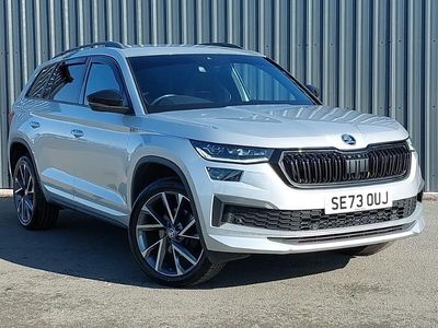 Used Skoda Kodiaq SportLine 150 HP (110 kW) 2023 Silver SUV