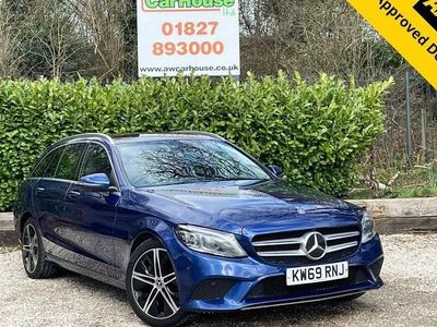 Used Mercedes C200 Premium Plus 184 HP (135 kW) 2019 Blue Estate