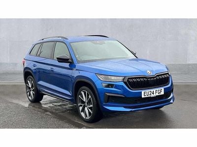 Used Skoda Kodiaq SportLine 150 HP (110 kW) 2024 Blue SUV