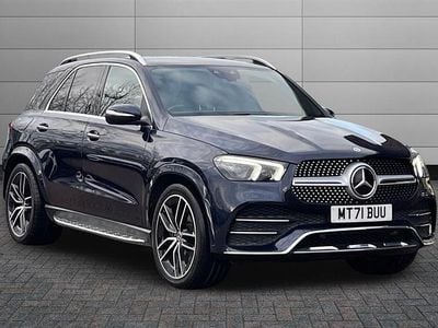 Cavansite blue Used 2021 Mercedes GLE400 AMG line Estate | £47,995 (Fair price)