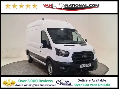 Used Ford Transit 130 HP (95 kW) 2022 White Van