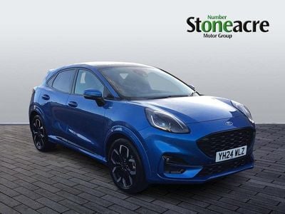 Blue Used 2024 Ford Puma ST-Line X Hatchback | £17,395 (Fair price)