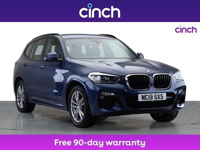Blue Used 2019 BMW X3 M Sport SUV | £21,899 (Fair price)