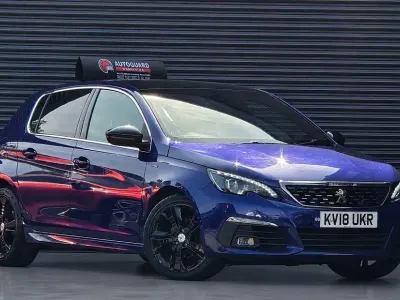 Used Peugeot 308 GT-line 2018 Blue Hatchback
