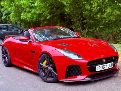 Usado Jaguar F-Type Supercharged 2017 Vermelho Cabrios