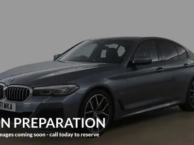 Used BMW 520 M Sport 2021 Blue Sedan
