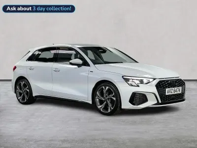 Used Audi A3 S-Line 110 HP (80 kW) 2023 White Sedan