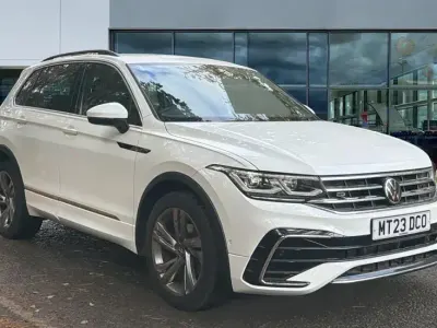 Used VW Tiguan R-line Edition 150 HP (110 kW) 2023 Pure white SUV