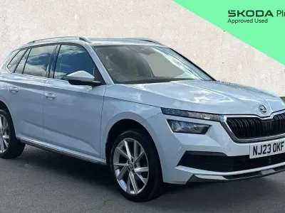 Used Skoda Kamiq SE L Executive 147 HP (108 kW) 2023 White SUV