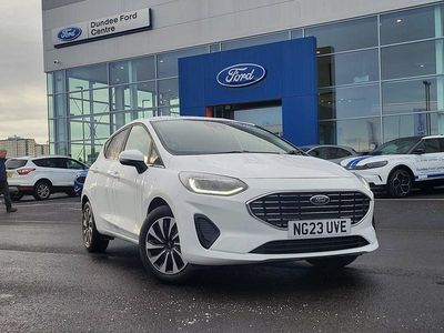 Used Ford Fiesta Titanium 125 HP (91 kW) 2023 White Hatchback