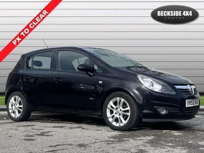 Used Vauxhall Corsa 89 HP (65 kW) 2009 Black Hatchback