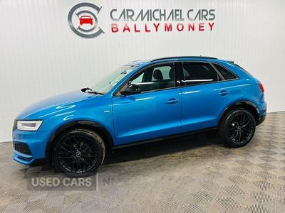 Used Audi Q3 Black Edition 150 HP (110 kW) 2018 Blue SUV