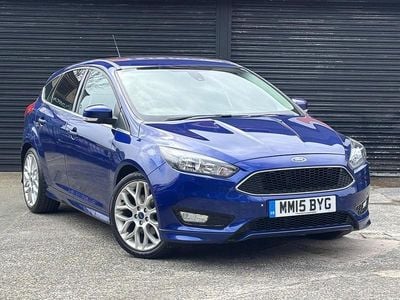Used Ford Focus Zetec 2015 Blue Hatchback