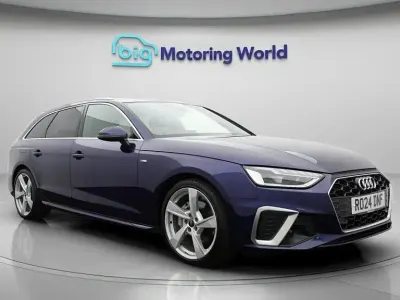 Used Audi A4 S-Line 204 HP (150 kW) 2024 Blue Estate