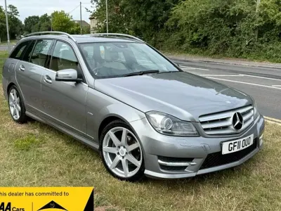 Used Mercedes C220 170 HP (125 kW) 2011 Silver Estate