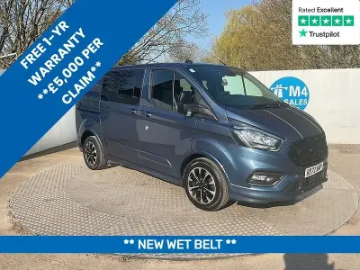 Used Ford Transit Custom Sport 170 HP (125 kW) 2022 Blue Van
